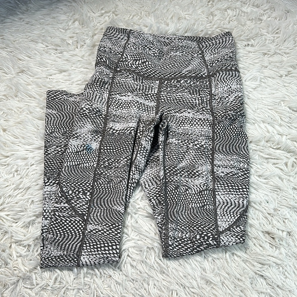 Lululemon Fast & Free 7/8 Tight II *Nulux 25" Swerve Vapor Metal Grey